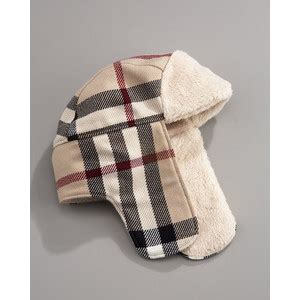 baby burberry cap